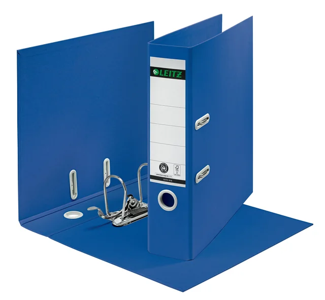 Ordner Leitz  Recycle 180° 80mm karton A4 blauw