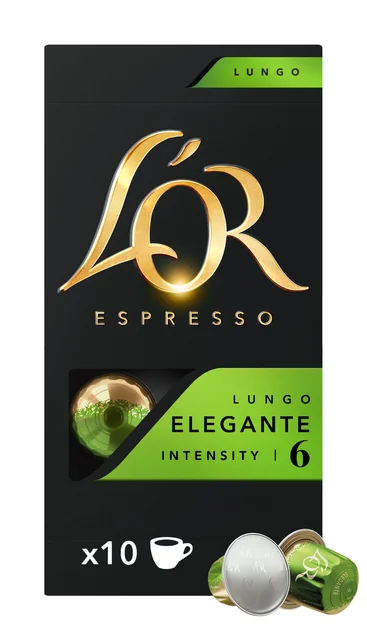 Koffiecups L'Or espresso Lungo Elegante 10 stuks