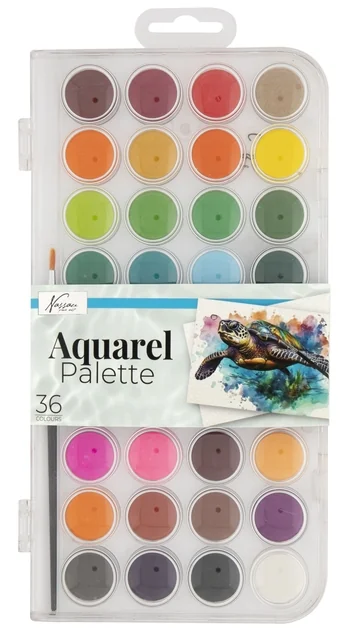 Aquarelverf Nassau fine art doos à 36 napjes
