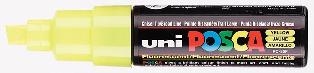 Paintmarker Uni POSCA PC8K breed schuin gl