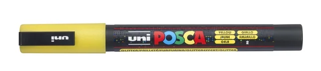 Paintmarker Uni POSCA PC3M fijn glitter gl