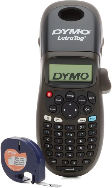 Labelprinter Dymo LetraTag 100H draagbaar abc 12mm zwart
