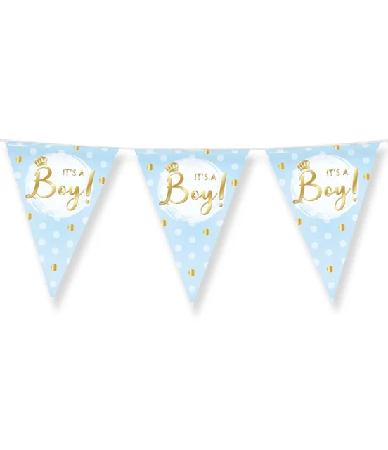 Party Flags foil It's a boy!