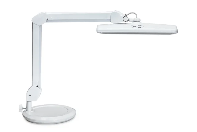 Werkpleklamp MAUL Intro LED dimbaar op voet wit