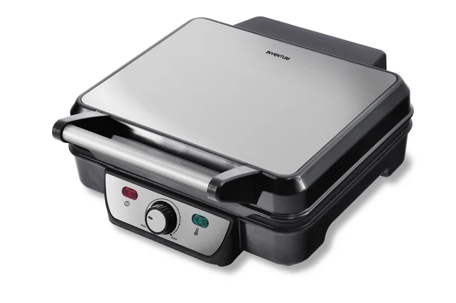 Contactgrill Inventum 1800 Watt zwart/RVS