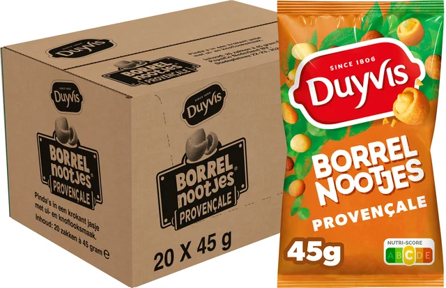 Duyvis Borrelnoot Provencale zakje 45 gram