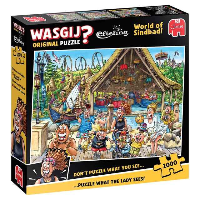 Puzzel Wasgij Efteling Wereld van Sinbad 1000st