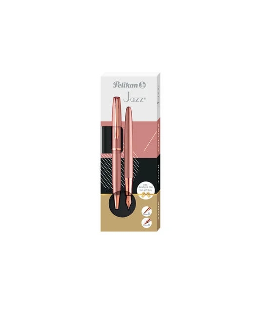 Schrijfset Pelikan Jazz Noble Elegance K36+P36 medium rose