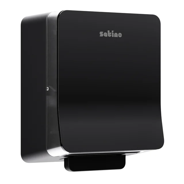 Handdoekroldispenser Satino SYS1 Hyginity zwart 333419