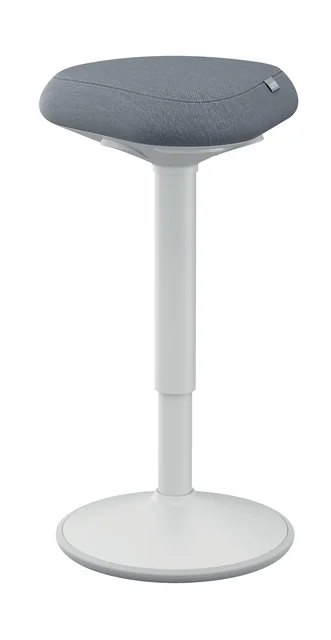 Actieve zit-sta kruk Leitz Ergo met gasveer 57-82 cm grijs