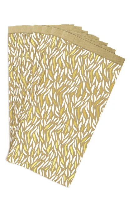 Cadeauzak Clairefontaine 12x24x4.5cm kraft golven 50 stuks