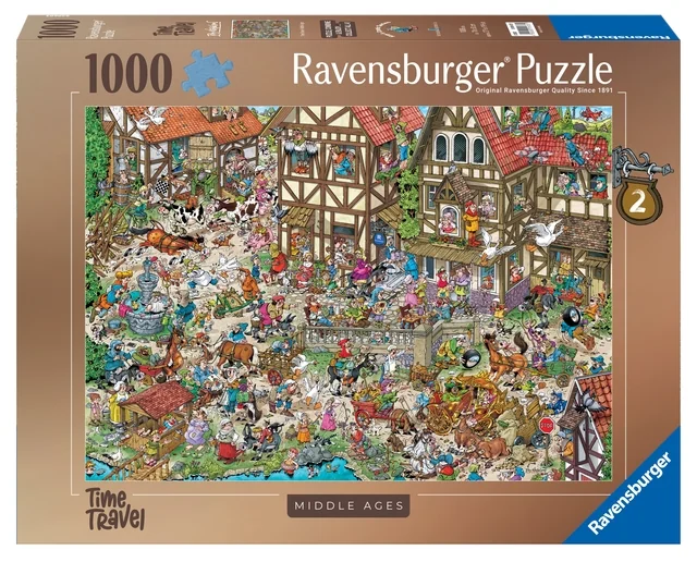 Puzzel Ravensburger Ray's comic Middle Ages 1000 stukjes