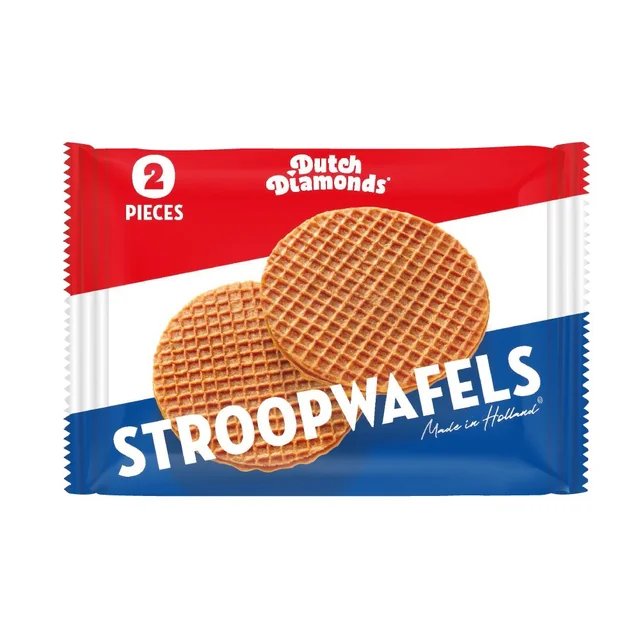 Stroopwafels Dutch Diamonds duopack 80 gram