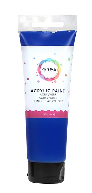 Acrylverf Qrea 120 ml phtalo blauw