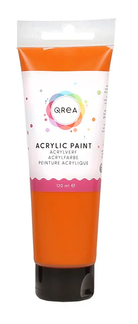 Acrylverf Qrea 120 ml oranje