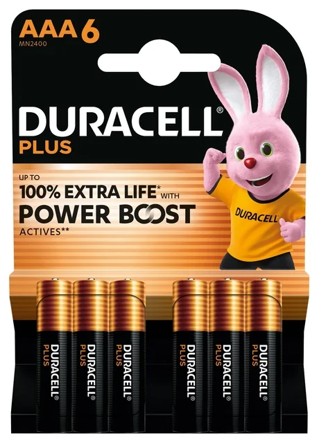 Batterij Duracell Plus Powerboost 6x AAA