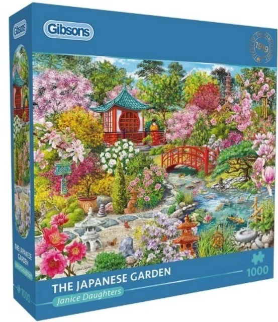Puzzel Gibsons Japanese Garden 1000 stukjes