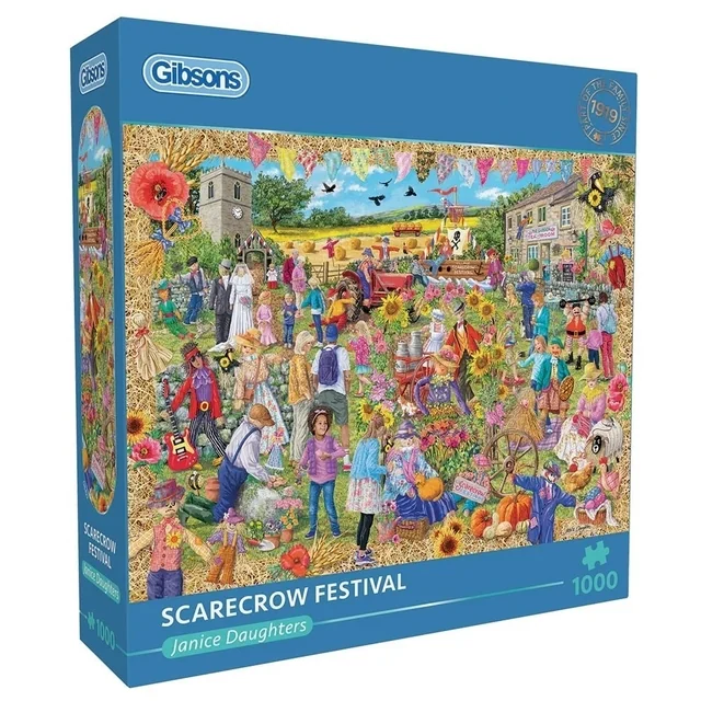 Puzzel Gibsons Scarecrow Festival 1000 stukjes