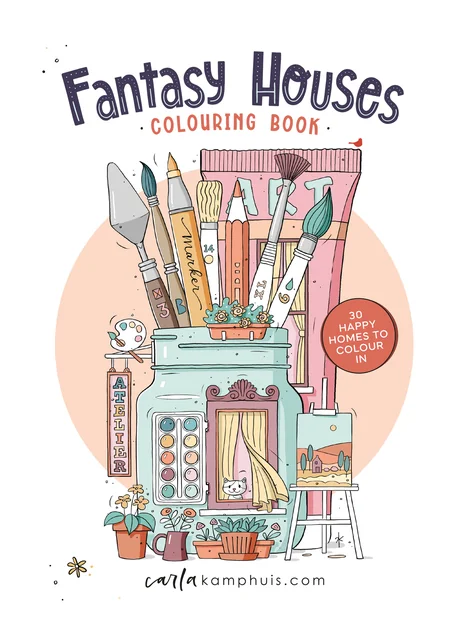 Kleurboek MUS Fantasy Houses