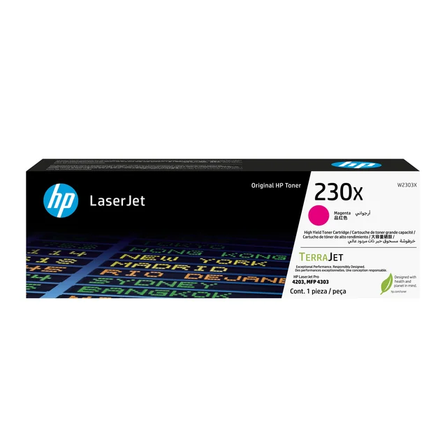 Tonercartridge HP W2303X 230X rood