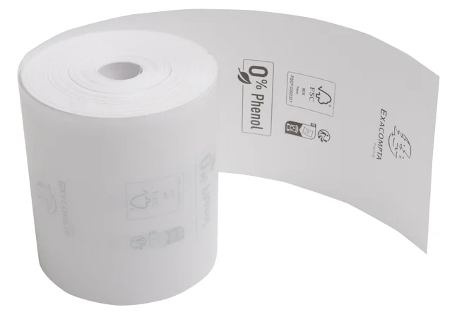 Telrol Exacompta 80mmx76m kern Ø12mm thermisch fenolvrij