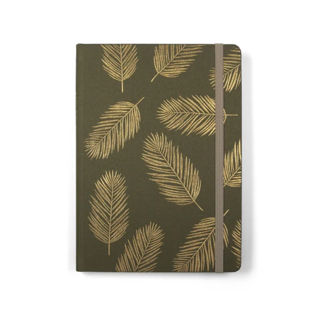 Notitieboek Paperclip Freestyle fabrick A5 96vel 100gr lijn