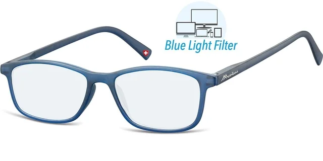 Leesbril  Montana +1.50 dpt blue light filter blauw