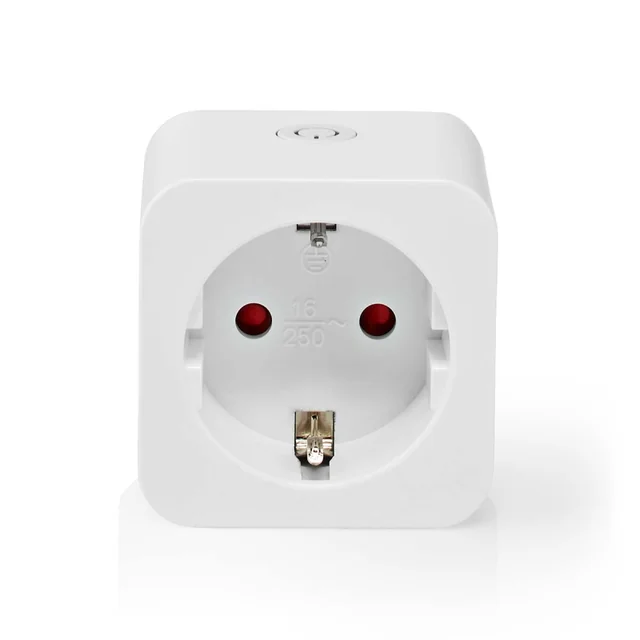 Slimme stekker Nedis Smartlife Wifi enkel wit