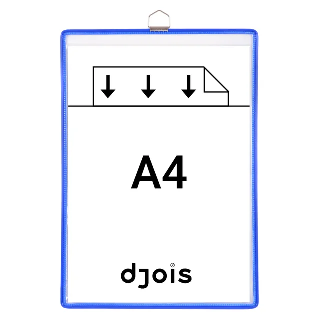 Zichtpanelenframe hangend Tarifold A4 blauw 5 stuks