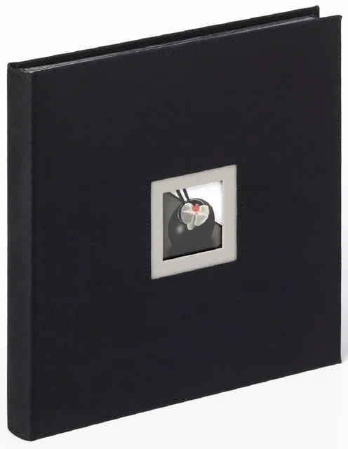 Fotoalbum walther design Black & White 30x30cm 25vel zwart