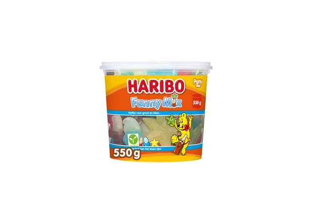 Snoep Haribo Funny Mix 550gr