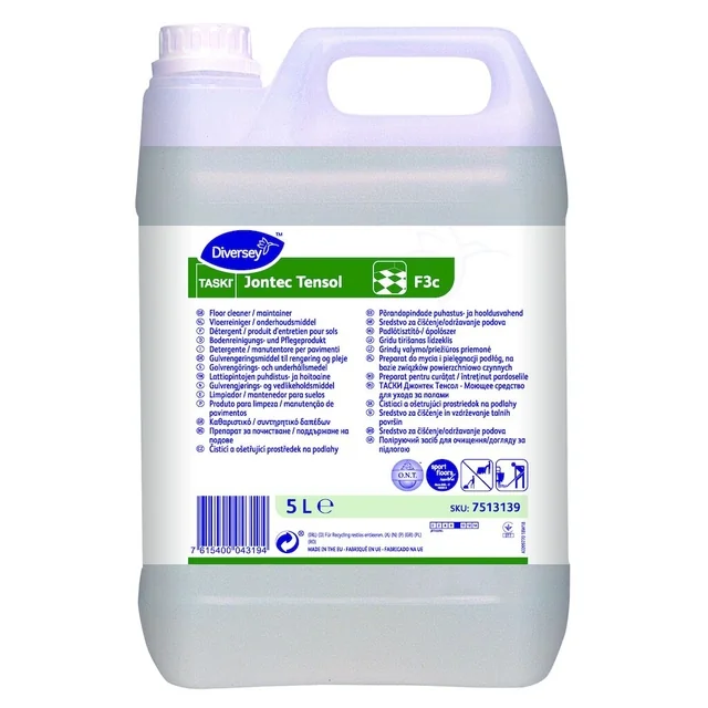 Vloerreiniger Taski Jontec Tensol onderhoud F3c 5 Liter