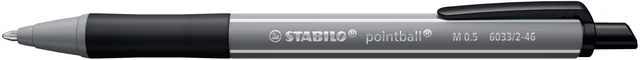 Balpen STABILO pointball colorful medium zwart