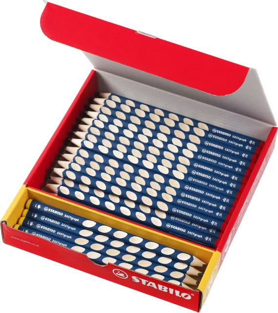 Potlood STABILO Easygraph petrol 321 HB classpack à 48 stuks