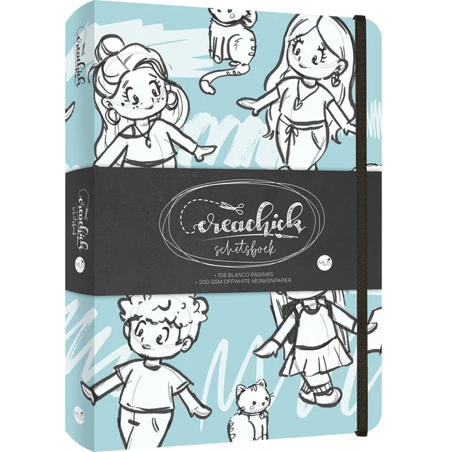 Schetsboek CreaChick Blue