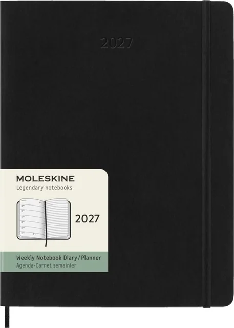 Agenda 2027 Moleskine 12M Planner Weekly 7dagen/1pagina xl sc black