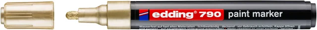 Paintmarker edding 790 op alcoholbasis 2-3mm goud