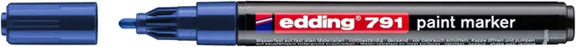 Paintmarker edding 791 op alcoholbasis 1-2mm blauw
