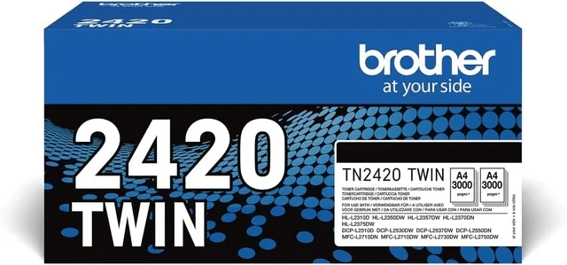 Toner Brother TN-2420TWIN zwart