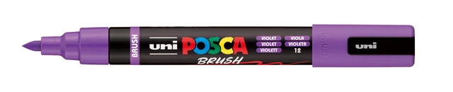 Paintmarker Uni POSCA PC-5BR brushpunt medium violet