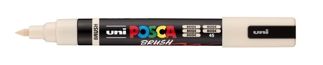 Paintmarker Uni POSCA PC-5BR brushpunt medium beige