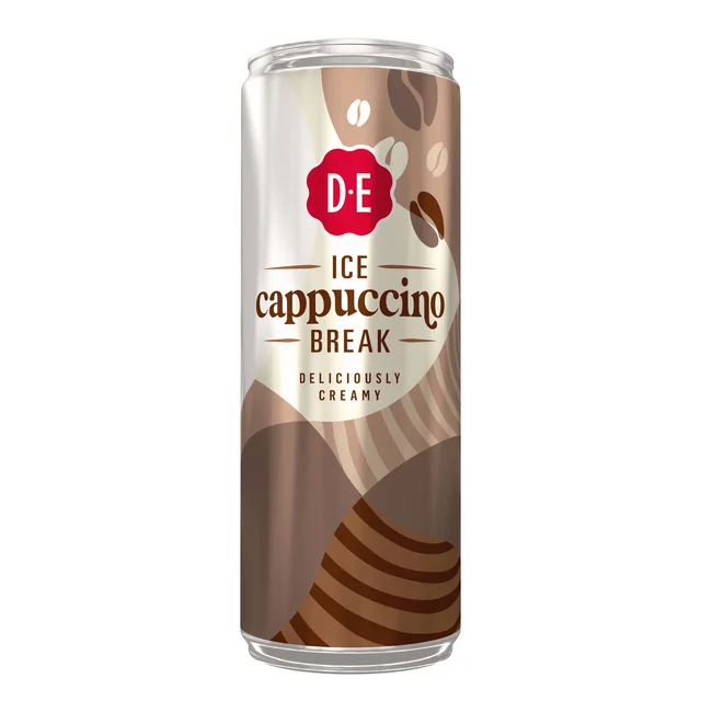 Ijskoffie Douwe Egberts cappuccino blik 250 ml