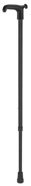 Wandelstok Able2 soft recht handvat zwart