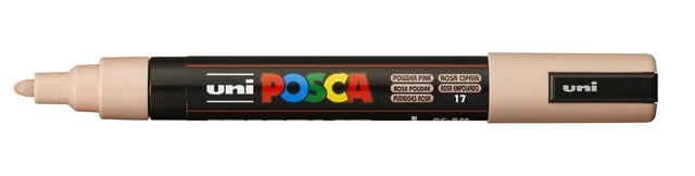 Paintmarker Uni POSCA PC5M medium poederig roze