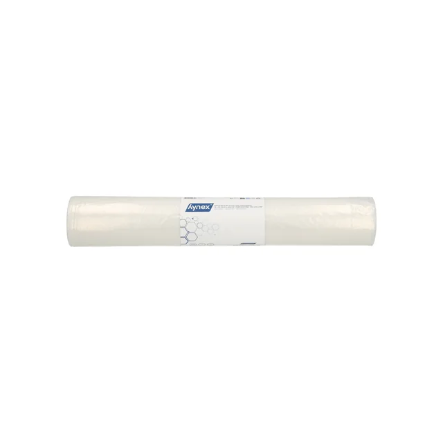 Afvalzak Hynex 70/15x200cm LDPE recycled T80 400L transparant ponsgaten rol à 5 stuks