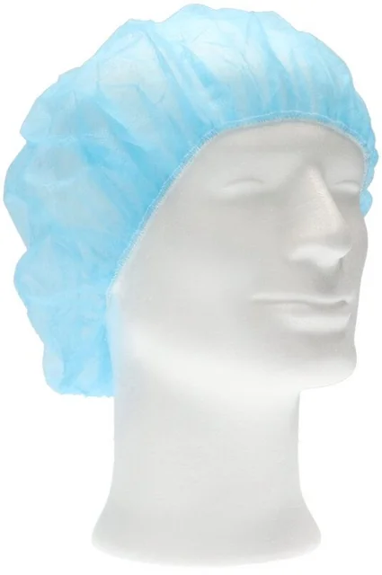 Haarnet CMT bouffant non-woven XL 58cm PP blauw 100 stuks