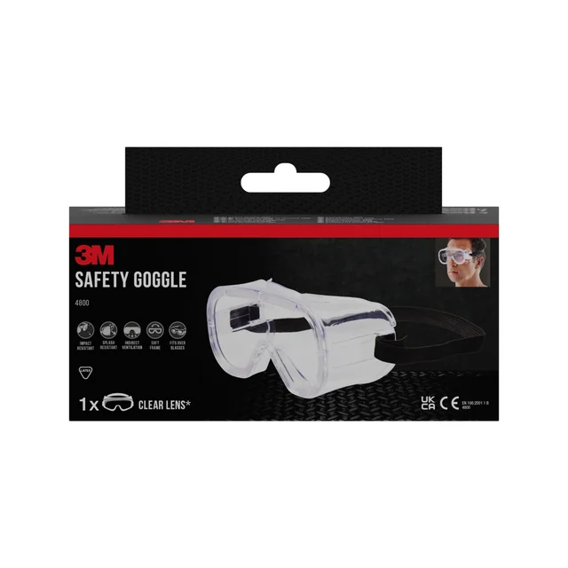 Ruimzichtbril 3M classic 4800 heldere lens