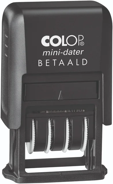 Woord-datumstempel Colop Printer Mini S 160/L betaald zwart