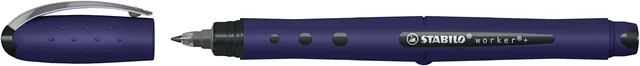 Rollerpen STABILO worker+ Wildflower medium Pruisisch blauw