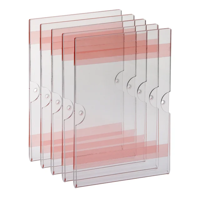 Posterhouder Europel zelfklevend A5 staand 5 stuks